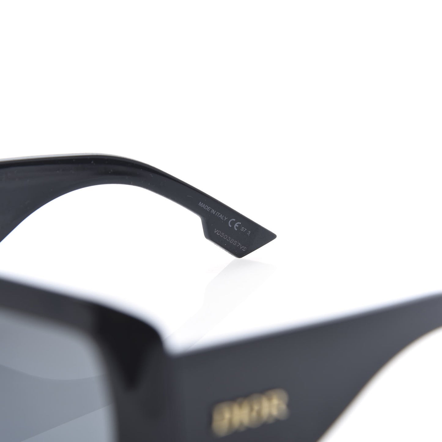 Acetate DiorSo Light 2 Shield Sunglasses Black