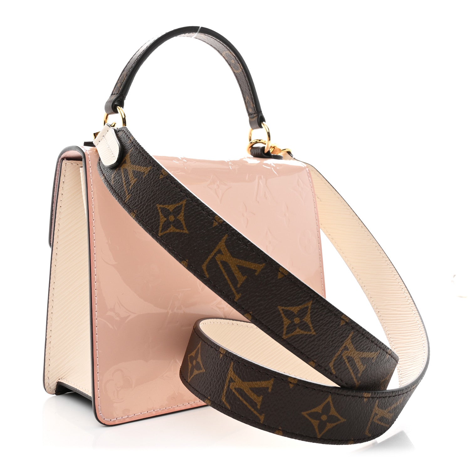 Louis Vuitton Vernis Epi Monogram Spring Street Rose Ballerine 3 of 10
