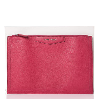 Givenchy Sugar Goatskin Medium Antigona Pouch Fushia 9 of 9