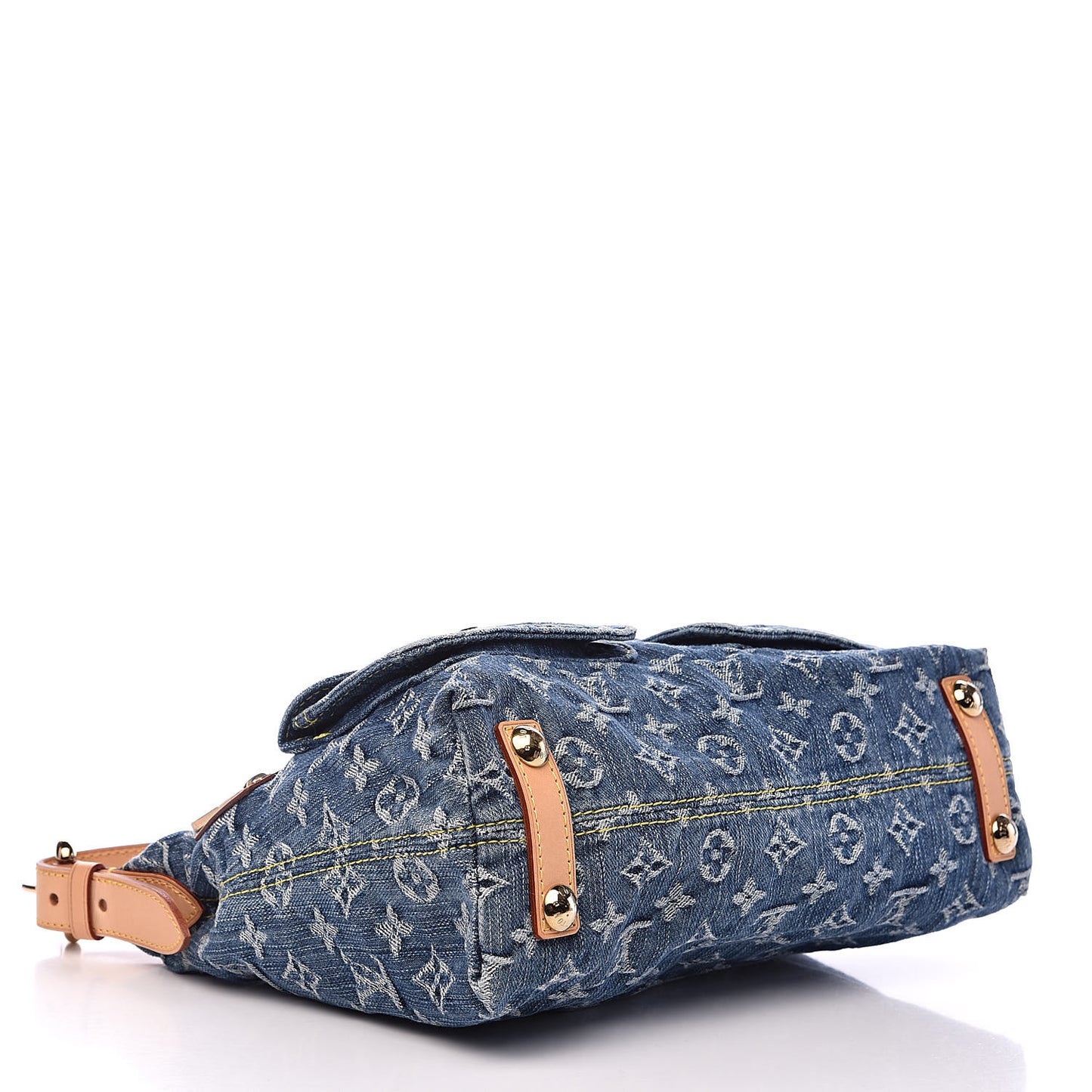 Monogram Denim Baggy PM Blue