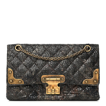 Chanel Metallic Glazed Tweed Quilted 2.55 Paris Shanghai Reissue 226 Flap Multicolor 1 of 16