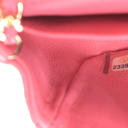 Chanel Lambskin Quilted Extra Mini V For Victory Flap Pink 6 of 12