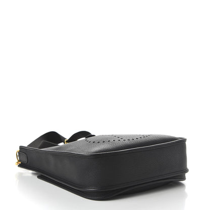 Hermes Taurillon Clemence Evelyne III PM Black 4 of 9