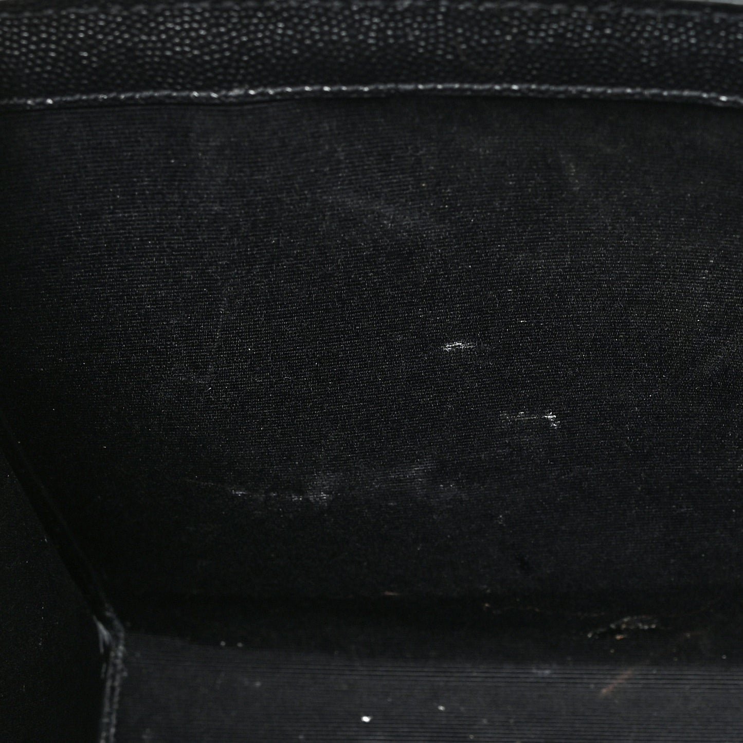 Grain De Poudre Textured Mixed Matelasse Large Triquilt Monogram Satchel Black