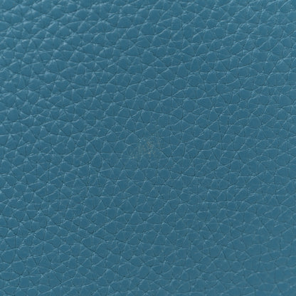 Hermes Taurillon Clemence Evelyne PM Blue Jean 16 of 21