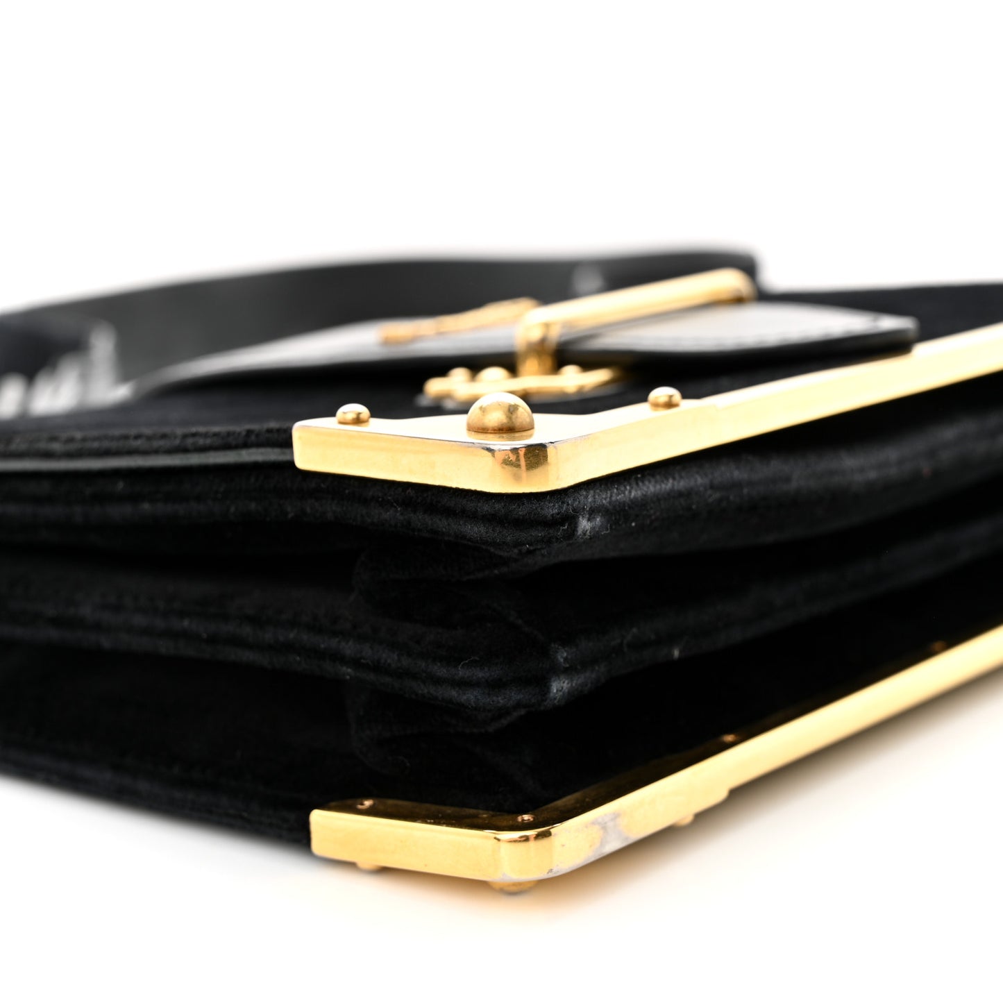 Velvet City Calfskin Cahier Bag Black