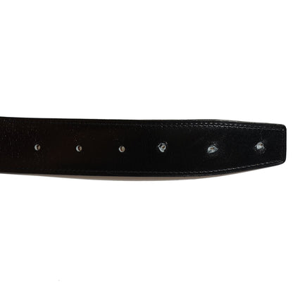 Hermes Box Togo 32mm Belt Strap 80 Black Gold 4 of 4