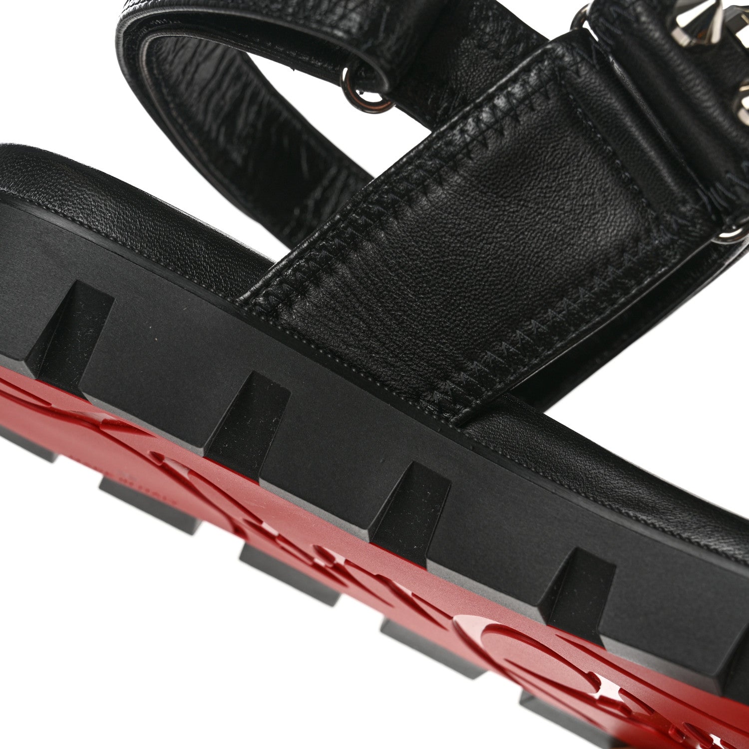 Christian Louboutin Nappa Spikita Cool Platform Sandals 39 Black 10 of 10