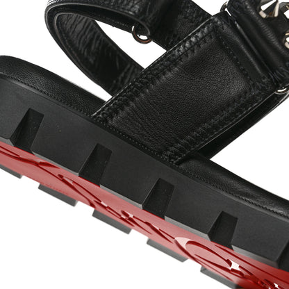Christian Louboutin Nappa Spikita Cool Platform Sandals 39 Black 10 of 10