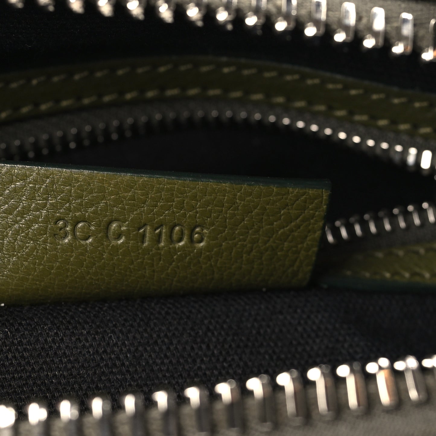 Sugar Goatskin Mini Antigona Khaki