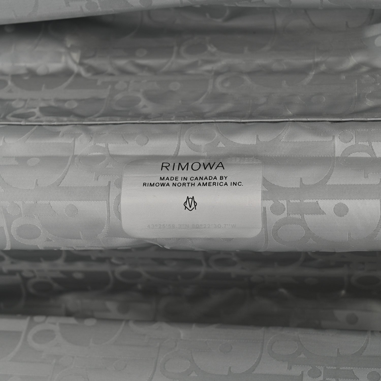 Christian Dior X RIMOWA Aluminum Gradient Cabin Luggage Silver 5 of 11