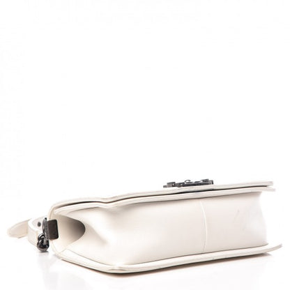 Chanel Calfskin Double Stitch Medium Boy Flap White 4 of 16