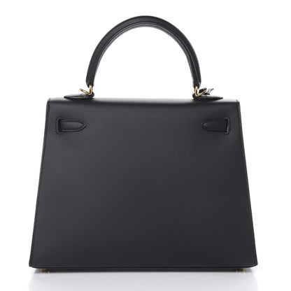 Hermes Sombrero Kelly Sellier 25 Black 5 of 33