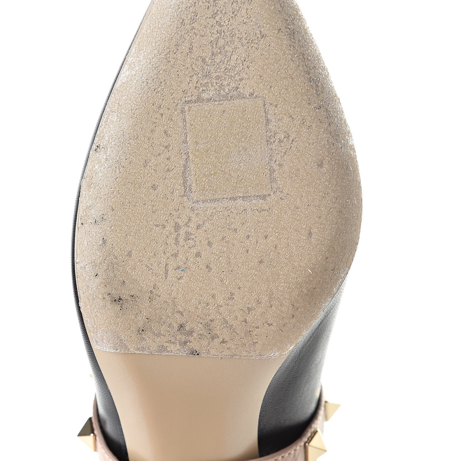 Valentino Garavani Nappa Rockstud Studwrap Strap Mid Heel Pumps 36 Black Poudre 12 of 14