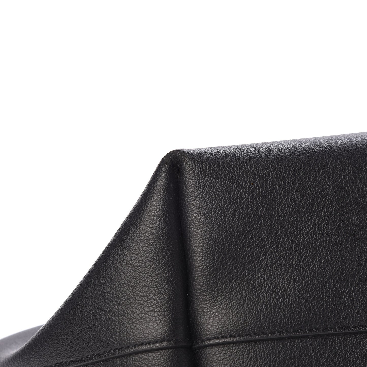 Calfskin Large Shopping Tote Black