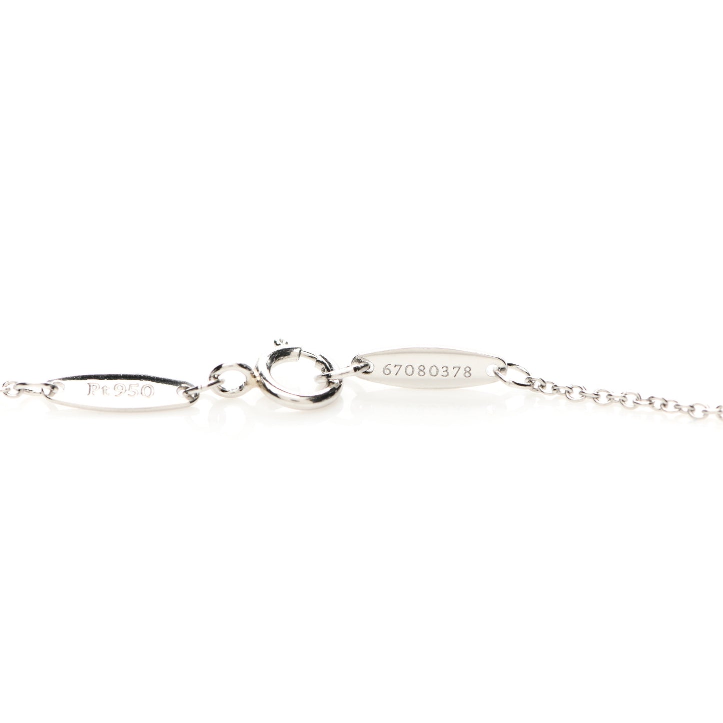 Platinum Diamond .21ct Elsa Peretti Diamonds by the Yard Pendant Necklace