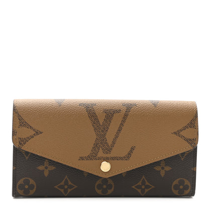 Louis Vuitton Reverse Monogram Giant Sarah Wallet 1 of 6