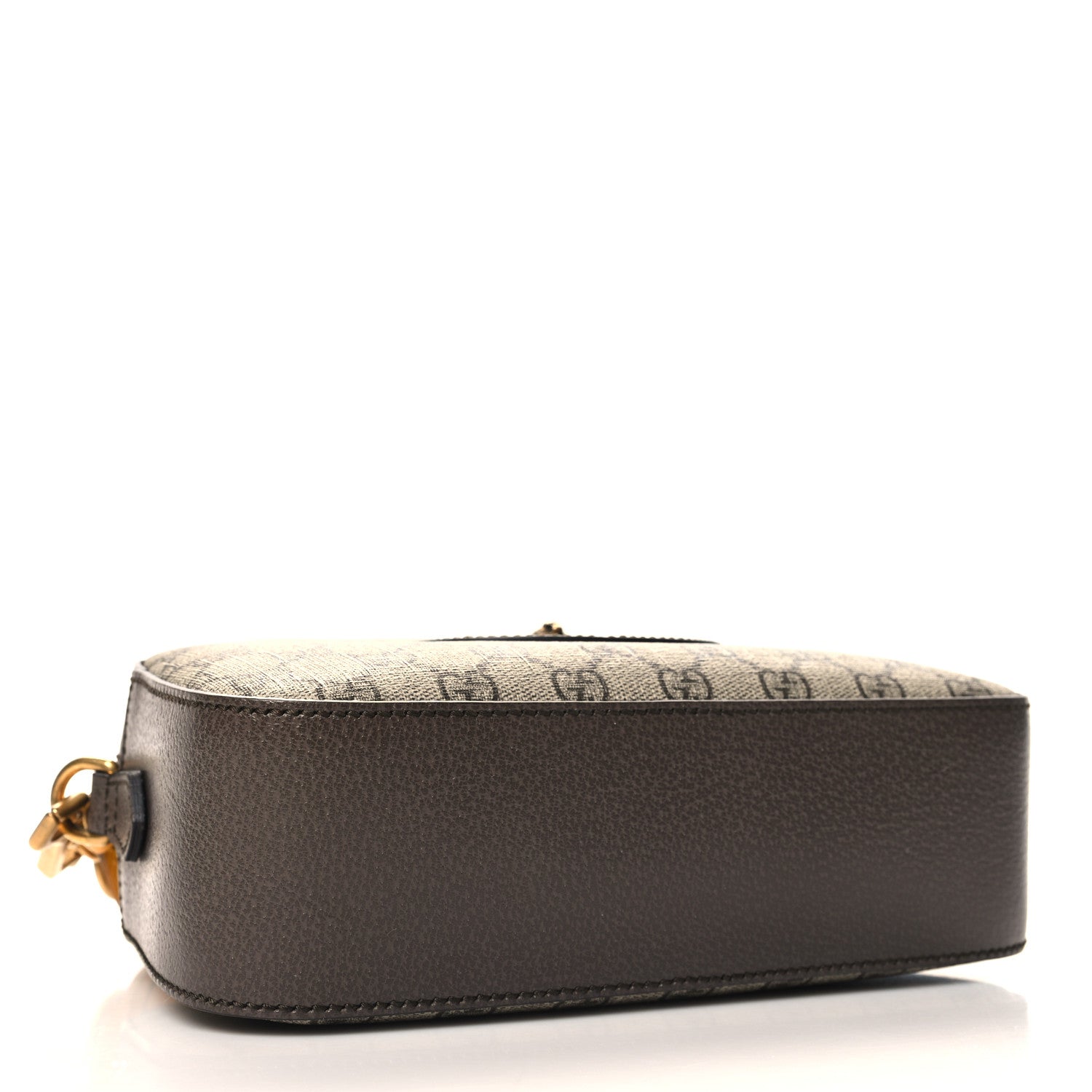 Gucci GG Supreme Monogram Web Neo Vintage Shoulder Bag Beige New Acero Crop 4 of 11
