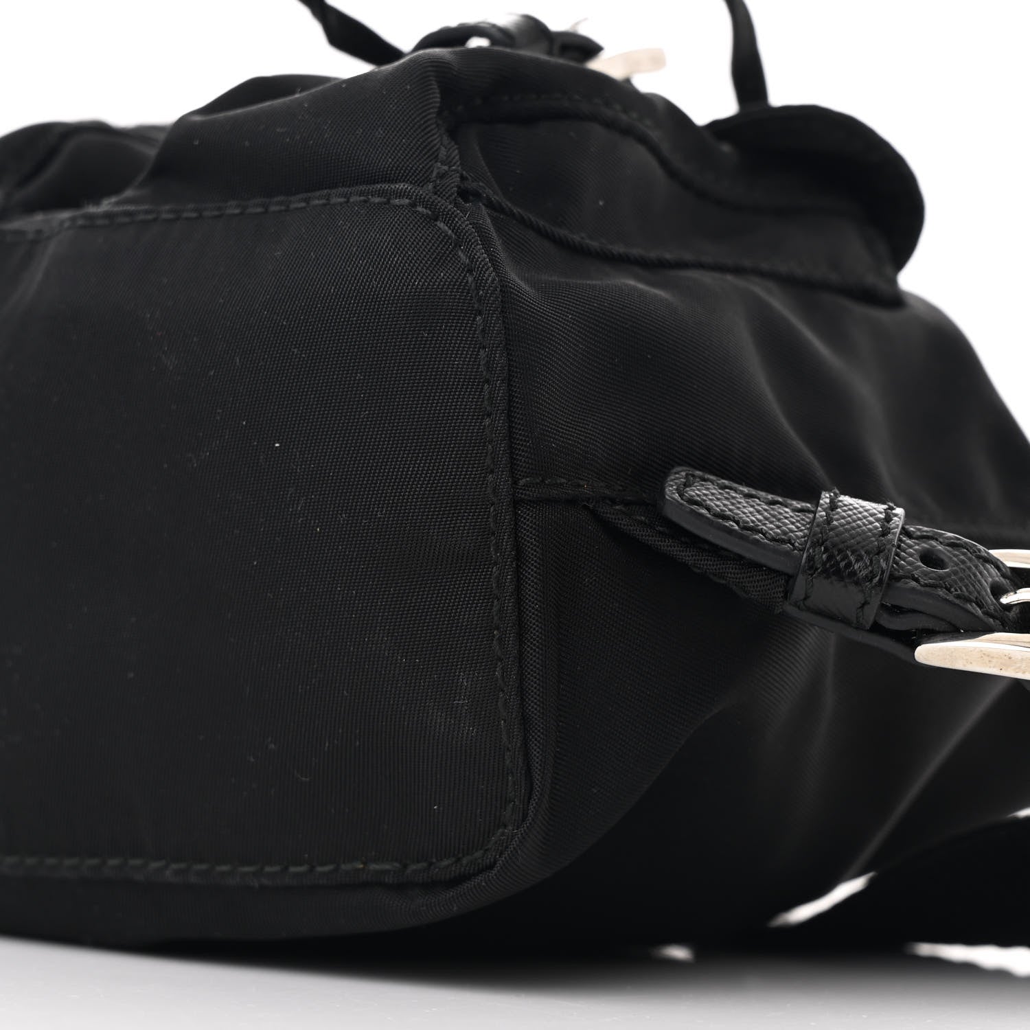 Prada Nylon Vela Mini Crossbody Backpack Black 11 of 11