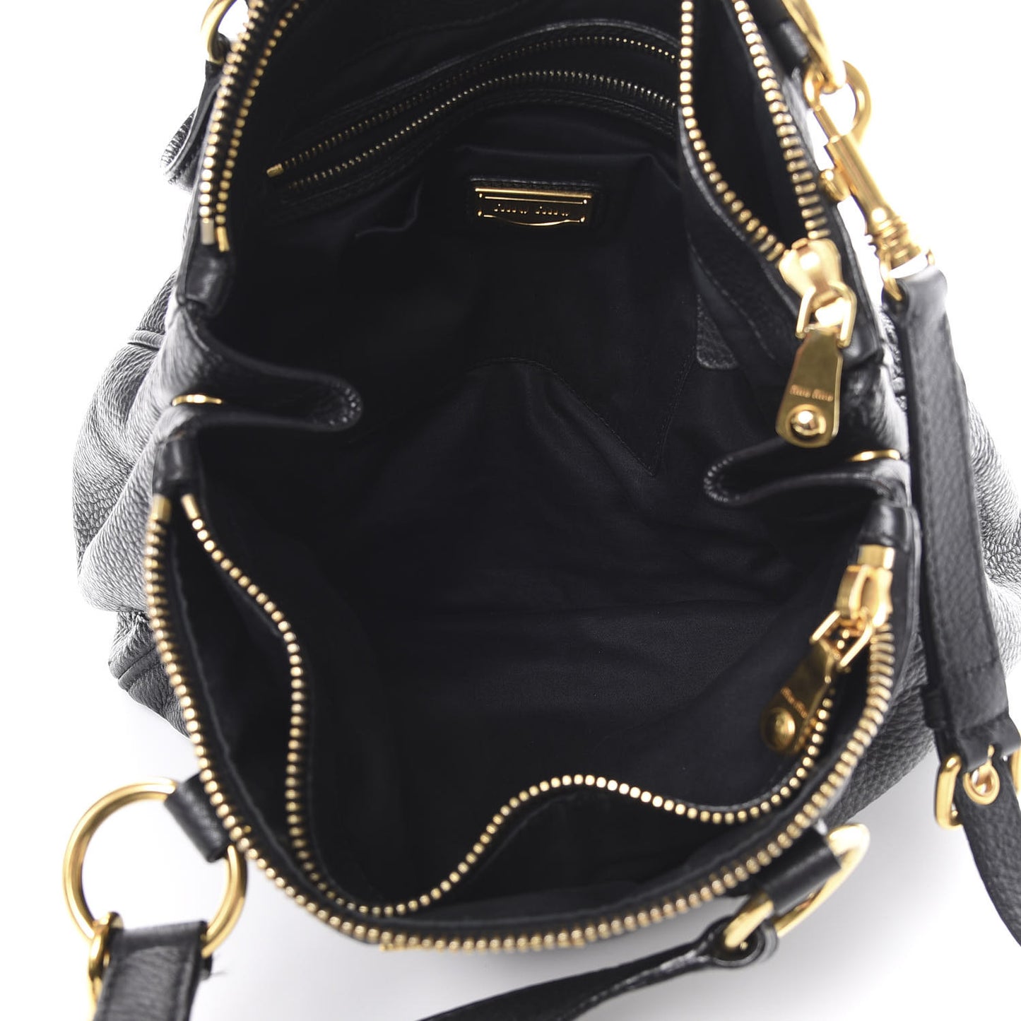 Vitello Daino Tote Black