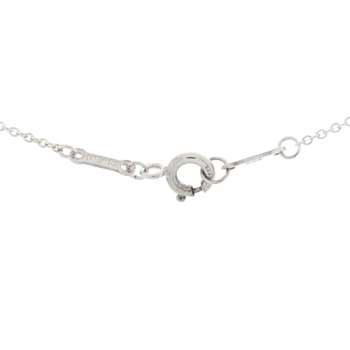 Sterling Silver Elsa Peretti Letter N Pendant Necklace