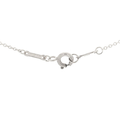 Tiffany Sterling Silver Elsa Peretti Letter N Pendant Necklace 4 of 4