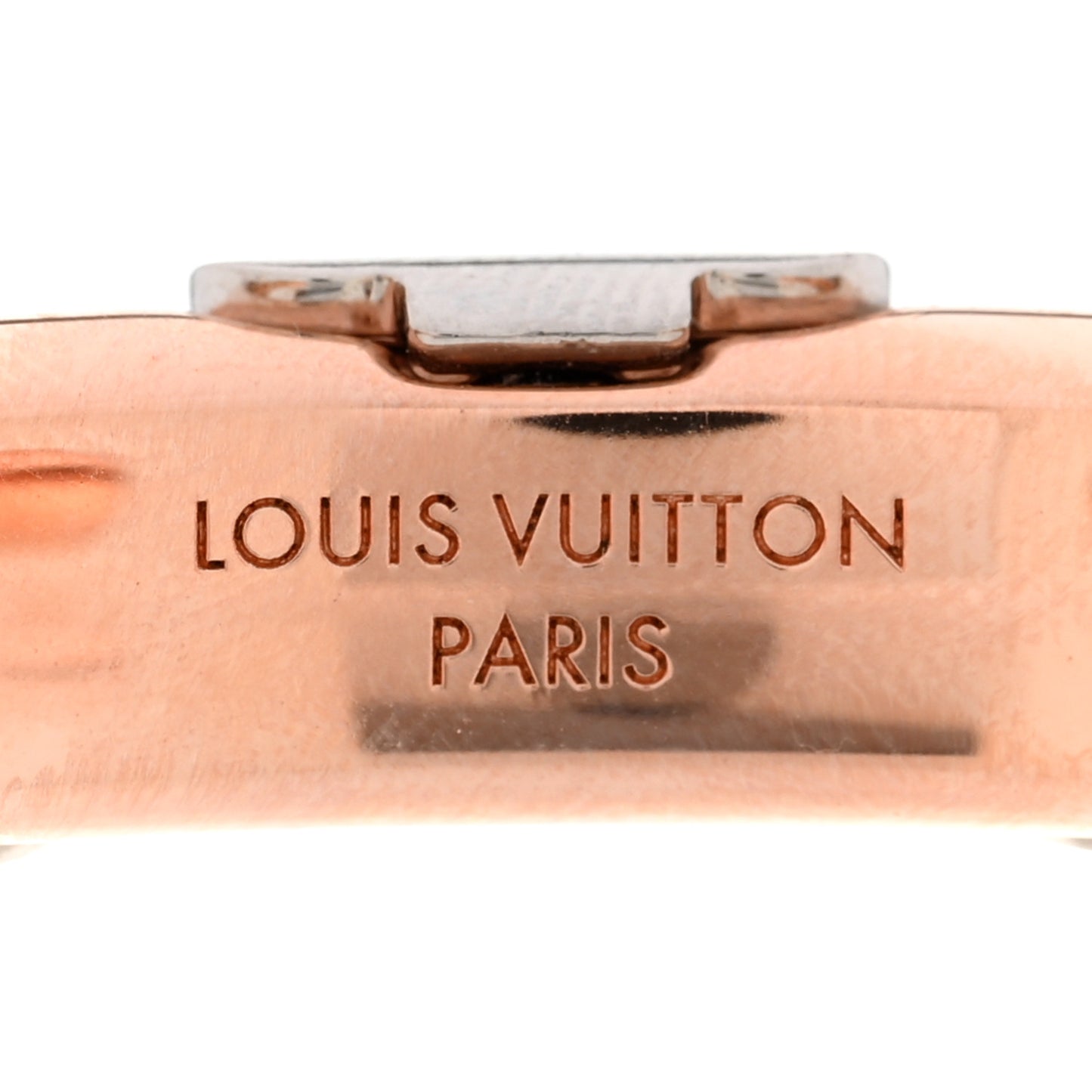 Metal Daily Monogram Bracelet S Rose Gold