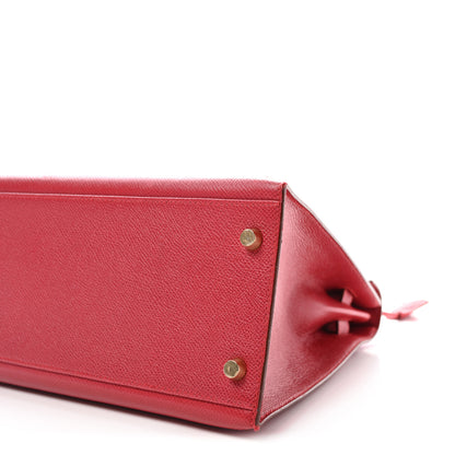 Hermes Epsom Kelly Sellier 32 Rouge Vif 10 of 10