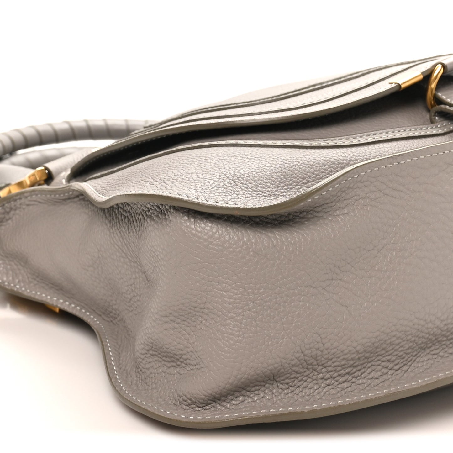 Calfskin Medium Marcie Satchel Cashmere Grey