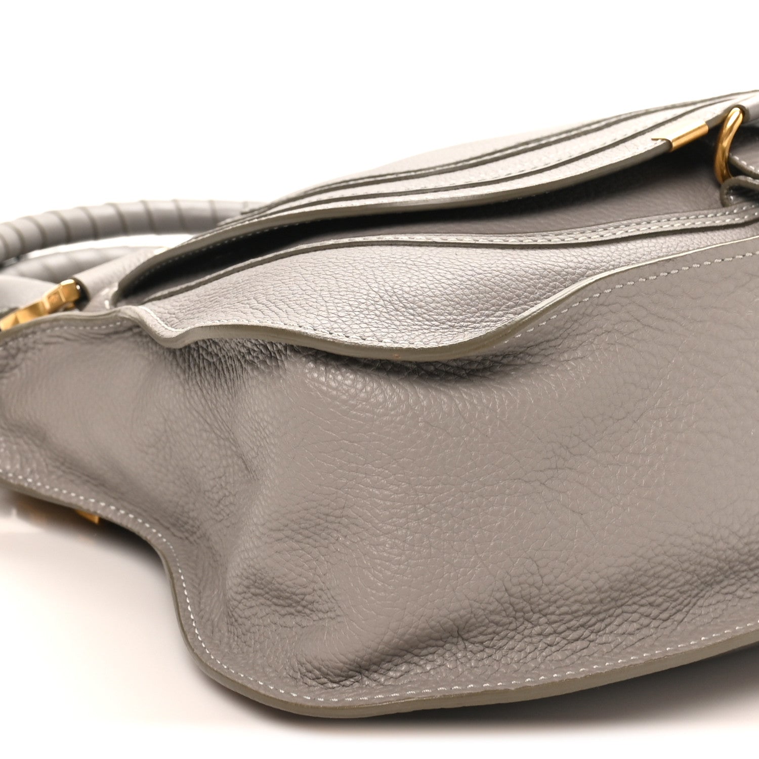 Chloe Calfskin Medium Marcie Satchel Cashmere Grey 8 of 9