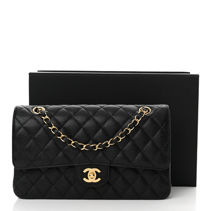 Chanel Caviar Quilted Medium Double Flap Black 13 of 13