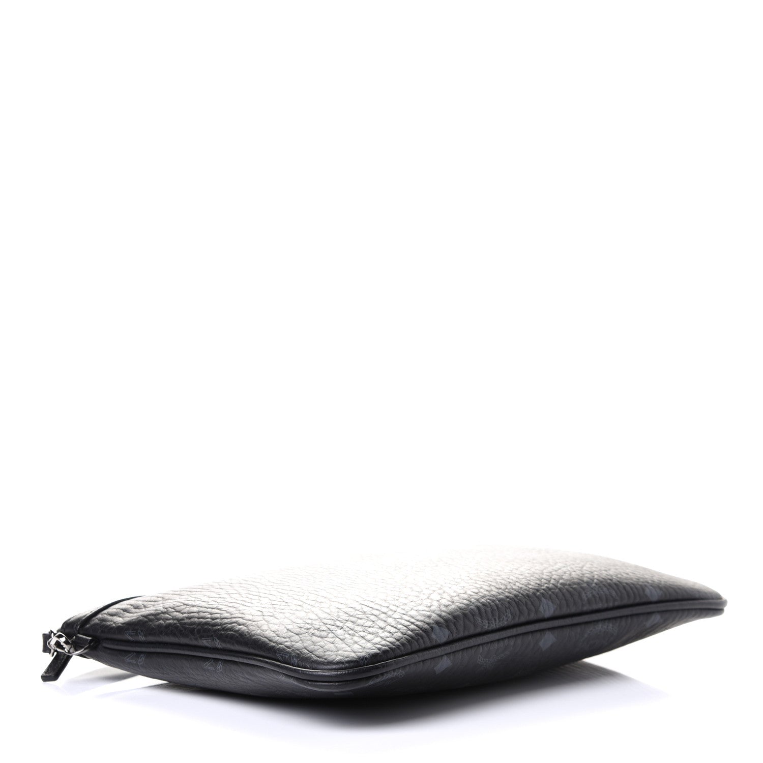 MCM Visetos Liz Shopper Tote Pouch Black 3 of 4