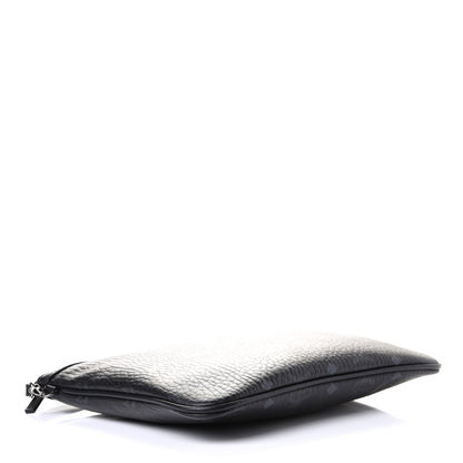 MCM Visetos Liz Shopper Tote Pouch Black 3 of 4