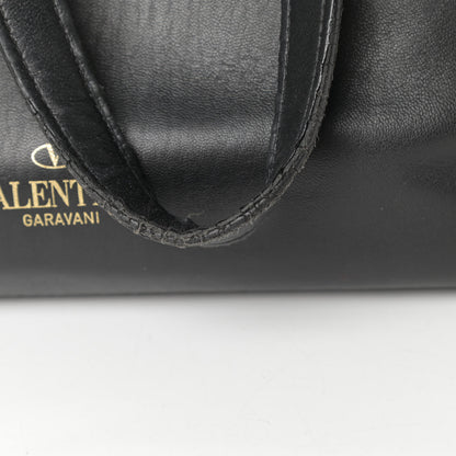 Valentino Garavani Nappa Medium Rockstud Soft Tote Black 17 of 20