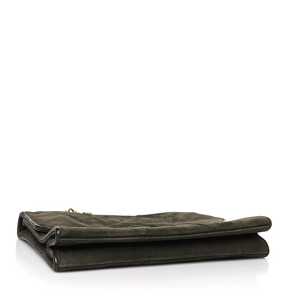 Chanel Suede Quilted Mini Flap Green 4 of 9