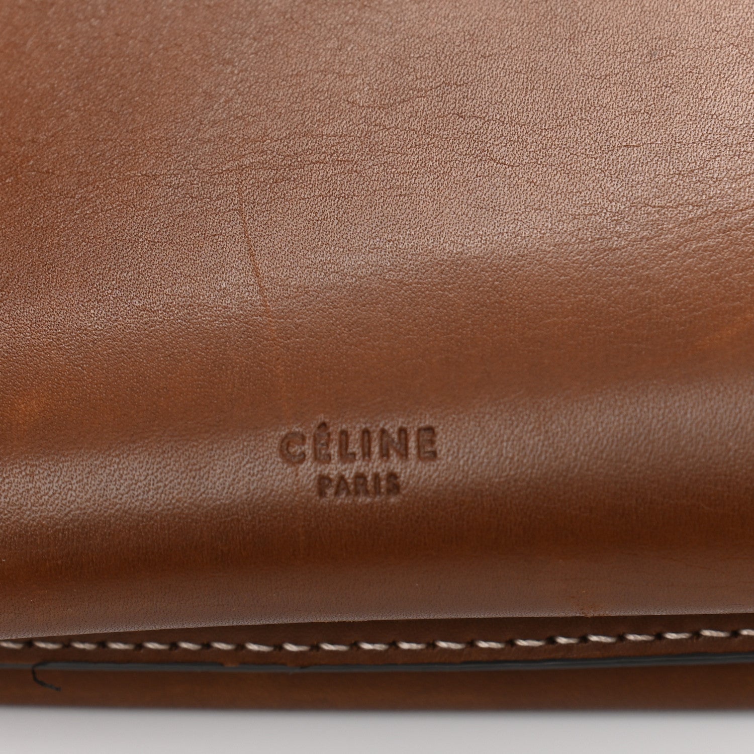 Celine Natural Calfskin Shoulder Bag Tan 6 of 11