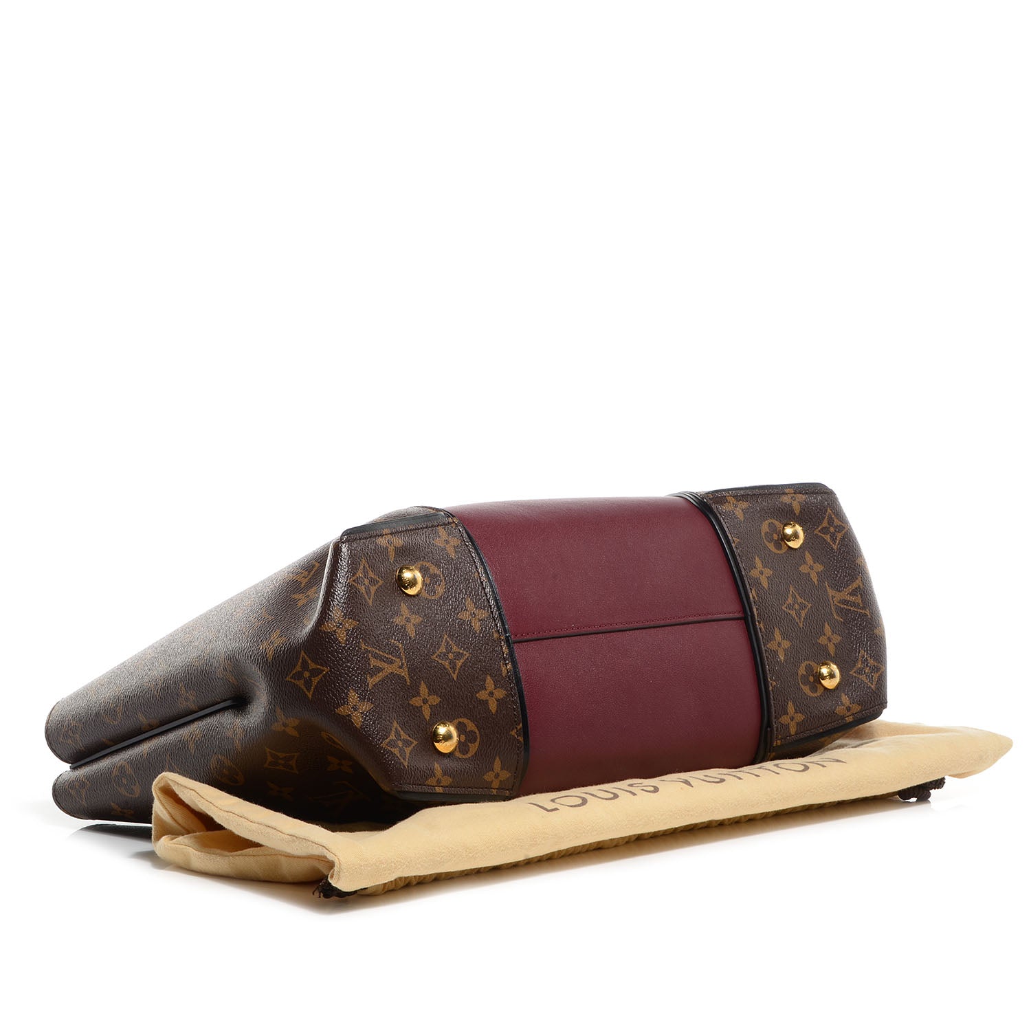 Louis Vuitton Monogram Cuir Orfevre Tote W PM Prunille 4 of 7