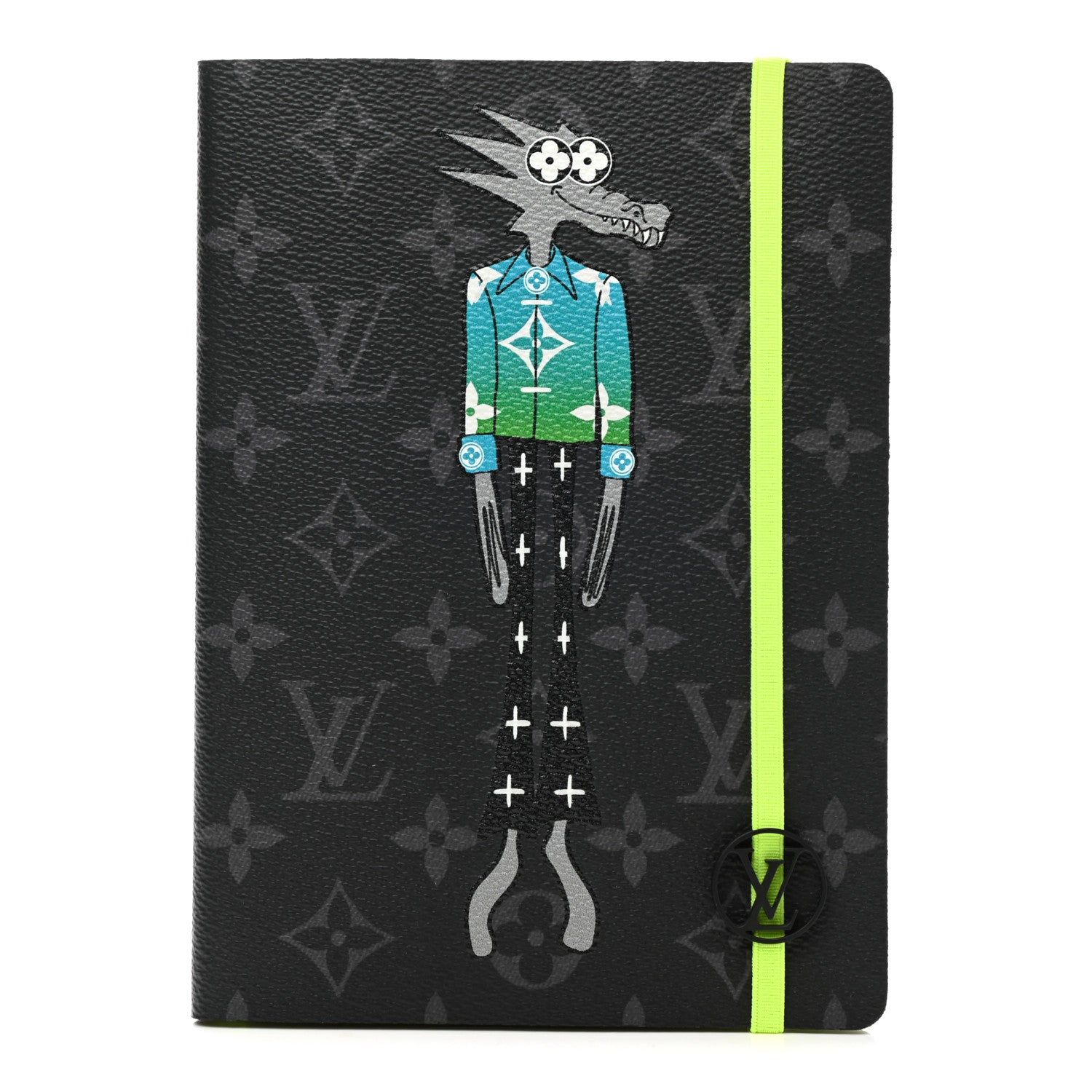 Louis Vuitton Monogram Eclipse LV Friends Clemence Notebook 1 of 7