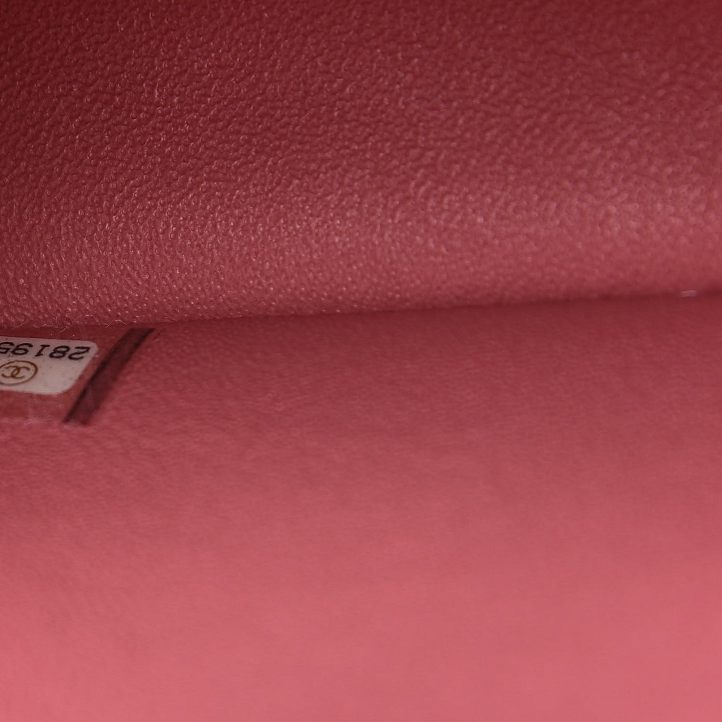 Lambskin Quilted Mini Rectangular Flap Pink