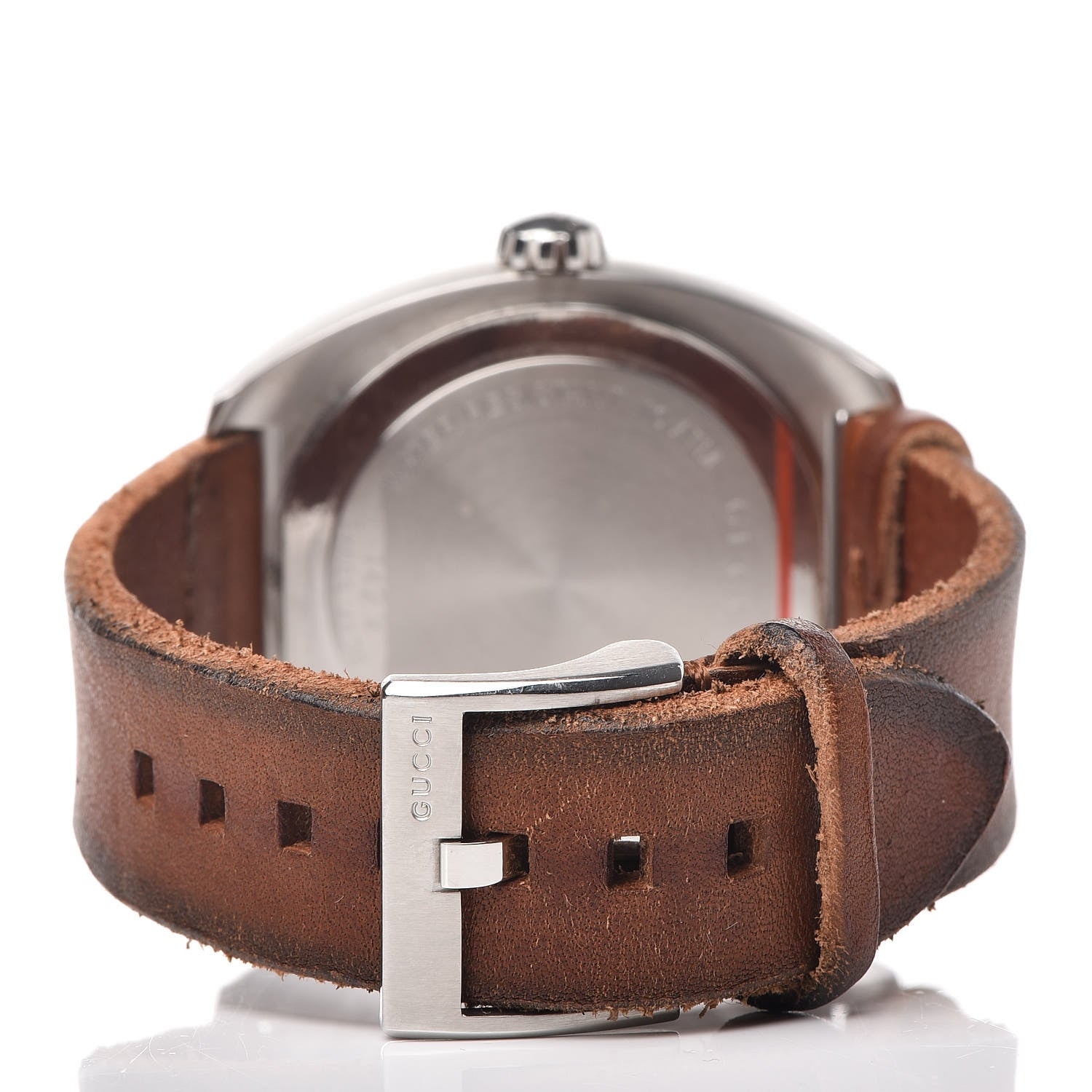 Gucci Stainless Steel Calfskin 44mm GG2570 Toscano Quartz Watch Black 4 of 15