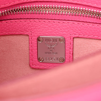 MCM Grained Calfskin Park Avenue Calfskin Mini Patricia Crossbody Bag Sugar Pink 6 of 12