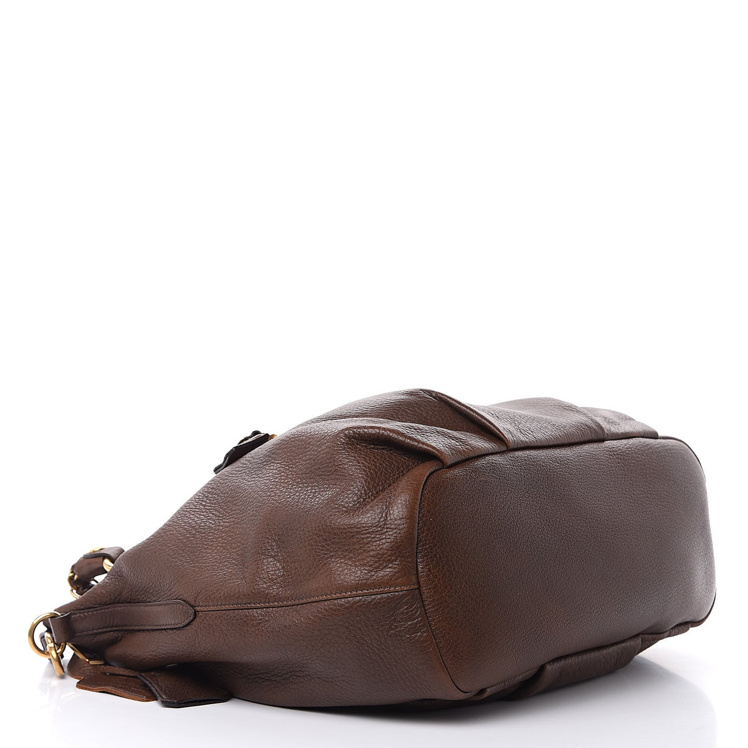 Prada Cervo Deerskin Chain Bag Bruciato 4 of 14