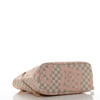 Louis Vuitton Damier Azur Tahitienne Neverfull MM 4 of 9
