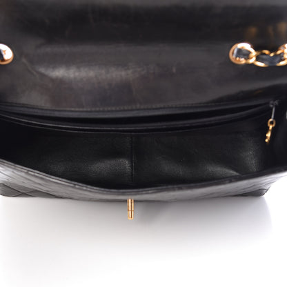 Chanel Lambskin Quilted Jumbo Single Flap Black 5 of 18