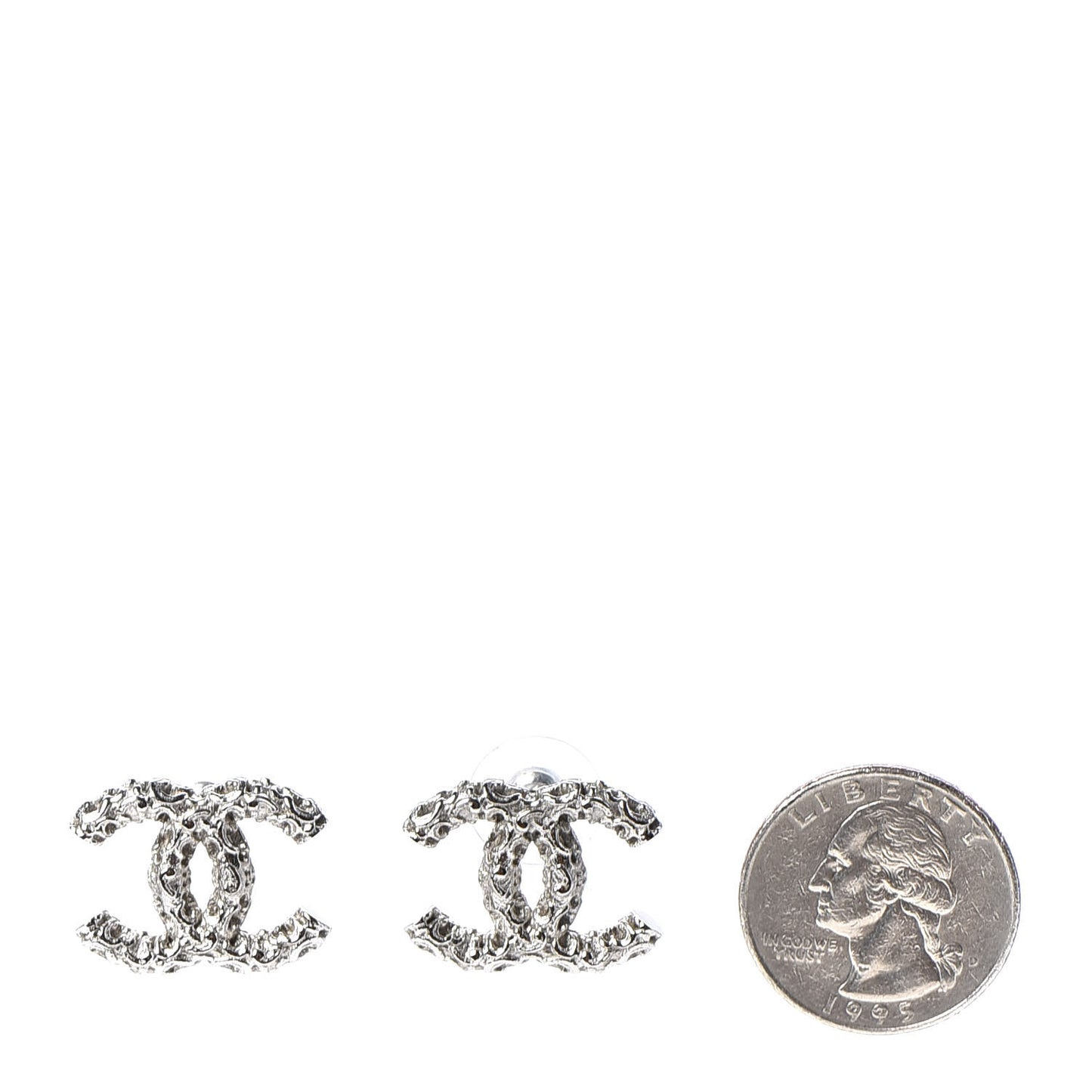 CC Earrings Silver