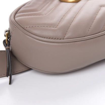 Gucci Calfskin Matelasse GG Marmont Belt Bag 95 38 Porcelain Rose 9 of 11