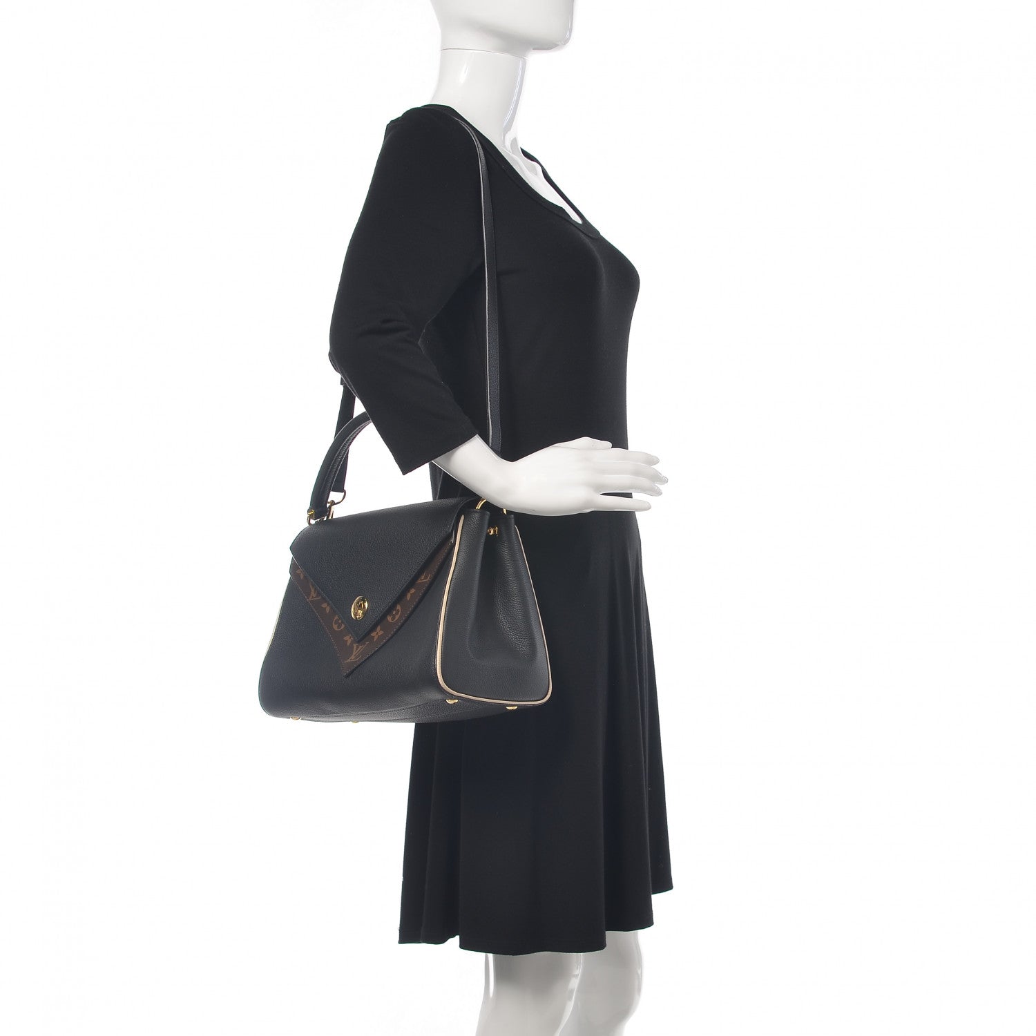 Louis Vuitton Monogram Double V Black 2 of 8