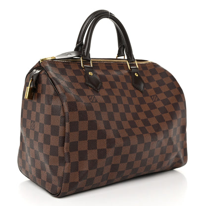 Louis Vuitton Damier Ebene Speedy 30 3 of 12