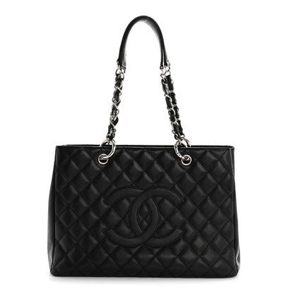 Chanel Caviar Quilted Grand Shopping Tote GST Black 1 of 11
