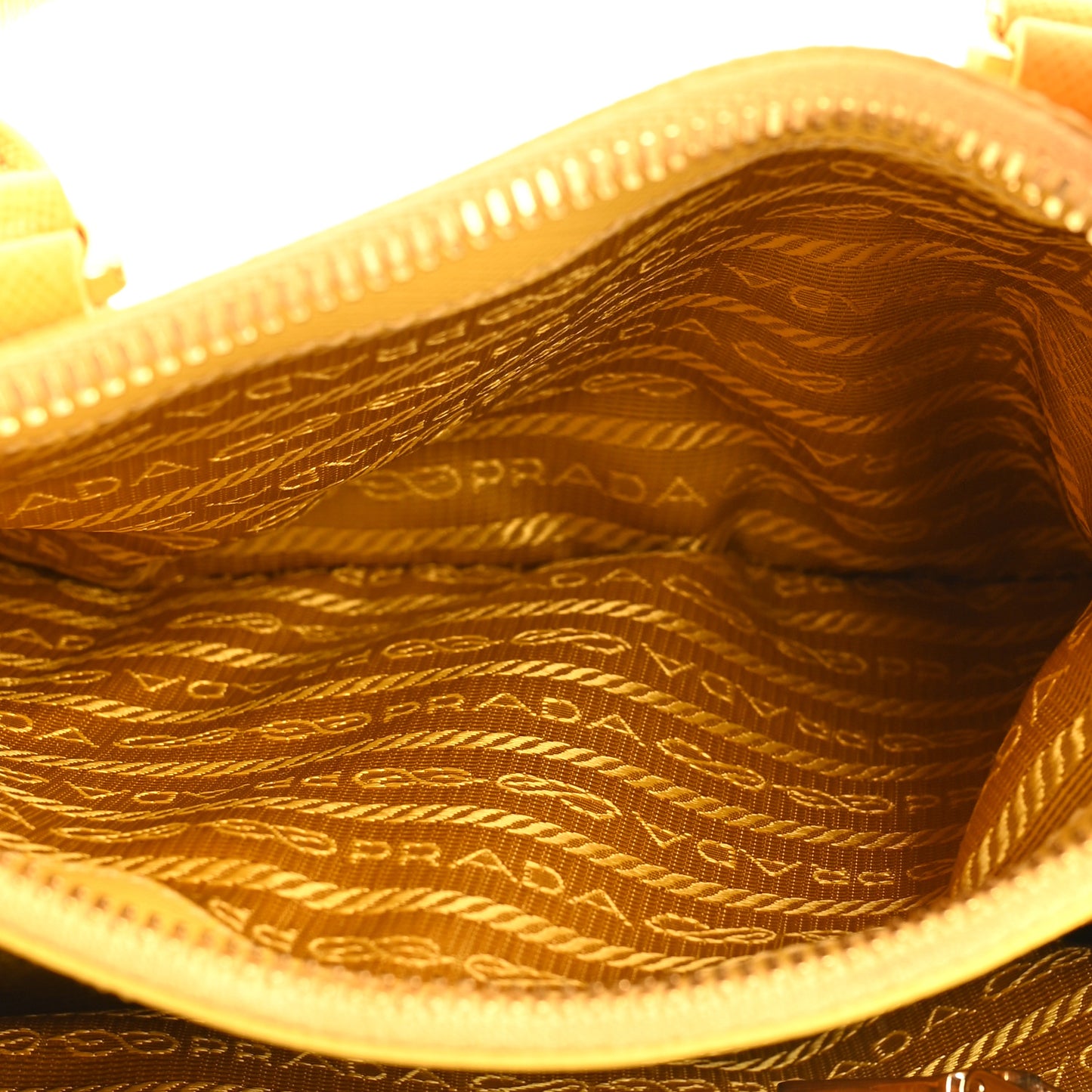Saffiano Lux Mini Galleria Double Zip Tote Soleil